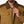 Close up of Mobile Warming tan canvas work jacket with corduroy collar and chest pockets