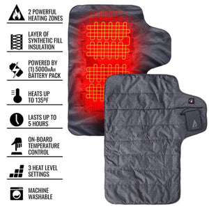 ActionHeat heated seat pad features and specifications list