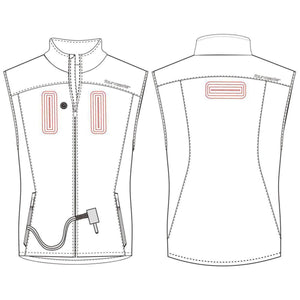 Tourmaster Synergy 7.4V Battery Women's Softshell Heated Vest (Sizes S and Plus S)