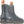 Korkers grey waterproof ankle boot with orange pull tabs