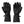 Mobile Warming black heated gloves with textured palms and adjustable wrist straps