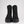 Pajar black quilted front zip ankle boots