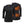 Fieldsheer black hooded heated base layer top showing front and back with glowing heating elements