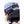 Smith Optics light blue ski helmet with patterned goggle strap