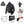 Gears Canada Zepto heated jacket features back view, breathable shell technology, battery cord, and glove hook up
