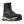 Korkers black waterproof slip on boot with grey midsole and orange accents