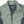 Mobile Warming sage green quilted vest collar and zipper detail