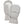 Hestra grey insulated mittens with white leather palms