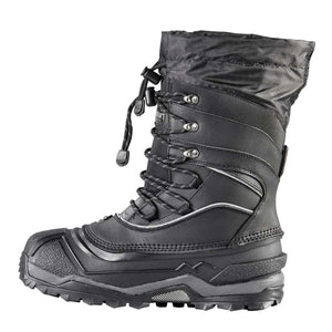 Baffin black insulated winter boot with lace up closure and drawstring collar
