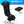 Black car seat protector with dimensions shown for unfolded and folded states