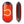 Indianapolis Colts branded red and black portable hand warmer with hexagonal pattern