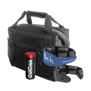 Black Ice cooling bag with CulCan canister and neck cooling wrap