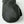 Hestra black leather mitten with embossed logo
