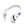 White wearable neck fan with New York Giants logo