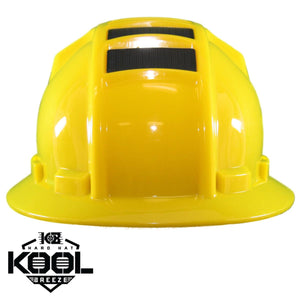 Yellow Kool Breeze hard hat with top ventilation panels