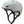 Smith Optics matte grey bicycle helmet with black straps and yellow interior accents