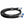 CompCooler black braided liquid cooling hose with white and blue quick connect fittings
