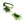 Black Diamond green metal crampons with adjustable straps