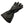 Black Glovii leather heated glove with extended cuff