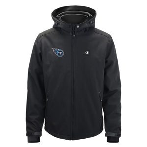 ActionHeat black hooded jacket with Tennessee Titans logo