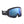 POC Opsin Ski Goggles Partly Sunny Blue Lens - Uranium Black Frame