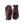 Hestra brown leather gloves with wrist zipper