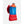 Nathan blue handheld water bottle with red strap and pocket