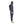 Mannequin wearing a CompCooler black cooling backpack and navy blue full body suit