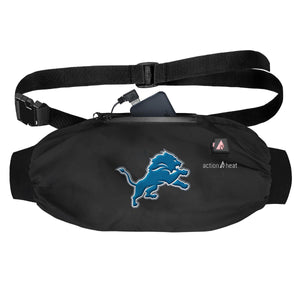 ActionHeat Detroit Lions black heated hand warmer muff with power bank