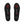 Pair of Glovii black heated insoles with branded logos