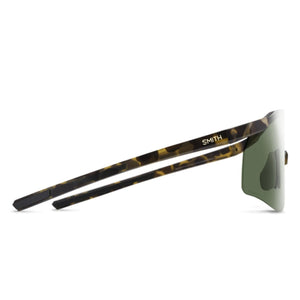 Smith tortoise shell sunglasses with green lens side view