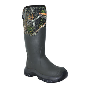 Dryshod Evalusion mid calf waterproof boot with grey rubber lower and camouflage upper