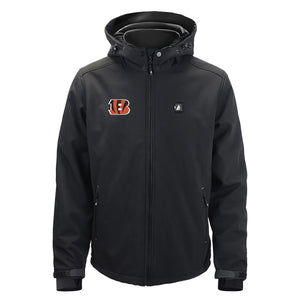 ActionHeat Cincinnati Bengals 5V Men's Softshell Battery Heated Jacket