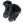 Pair of black NEOS overshoes with adjustable straps and drawstring cuffs