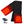 ActionHeat black fleece scarf with visible internal heating elements and portable power bank