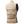 Back view of a beige utility vest with a large rear pocket and dark blue side panels