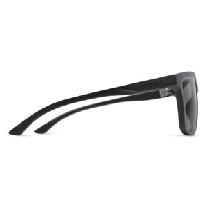 Side profile of black Smith Optics sunglasses