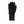 Black waterproof winter glove with touchscreen compatible fingertip and wrist strap