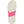 Muck boot tread pattern with white rubber sole and pink midfoot section