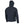 Back view of a black Pioneer hooded softshell jacket