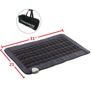 UTK far infrared heating pad measuring 31 by 21 inches with included carrying case