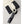 Hestra glove cuff with white leather and black fabric strap