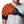 Man wearing a black heated shoulder brace with glowing red heat zones