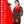 Woman wearing ActionHeat fleece scarf with highlighted heating zones and power bank features