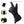 Black winter glove with touch screen compatible fingertips for use with tablets and smartphones