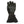 Black work glove with yellow stitching and extended cuff