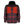 Mobile Warming red and black plaid hooded heated jacket with glowing chest heating elements