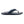 Korkers navy blue flip flop with patterned footbed