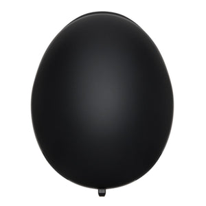 Top view of a matte black bicycle helmet
