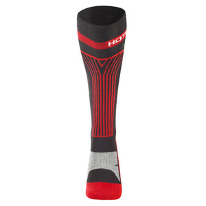 Hotronic black and red knee high performance sock